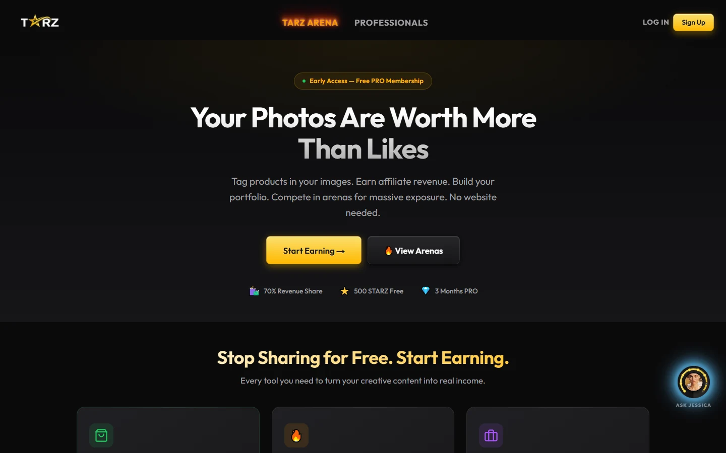 TARZ — Desktop experience